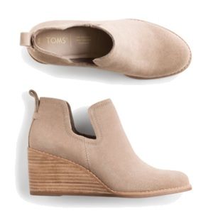 TOMS Kallie Wedge Booties